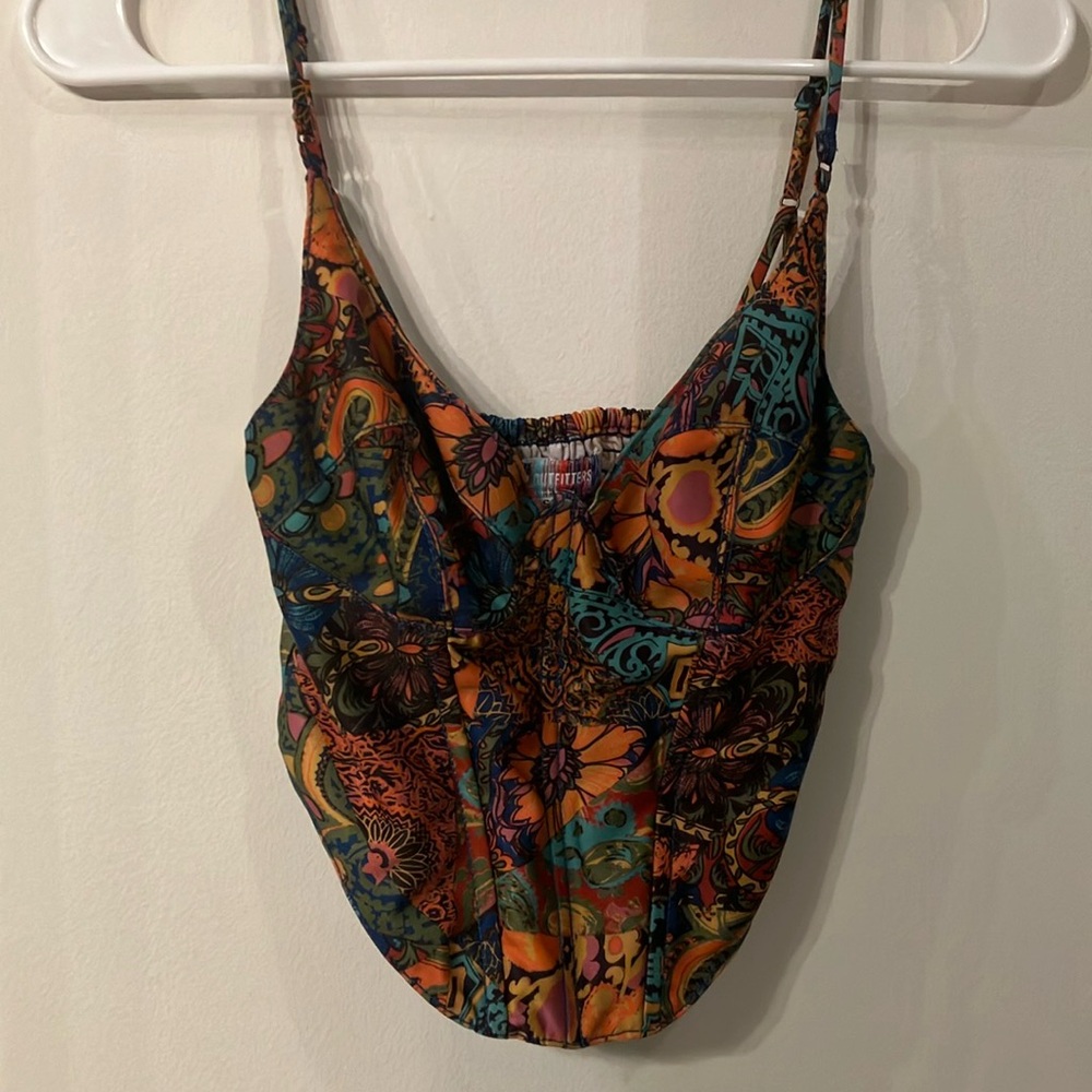Urban outfitters corset spaghetti strap top